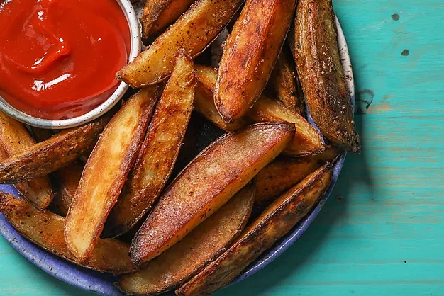Crispy Baked Potato Wedges