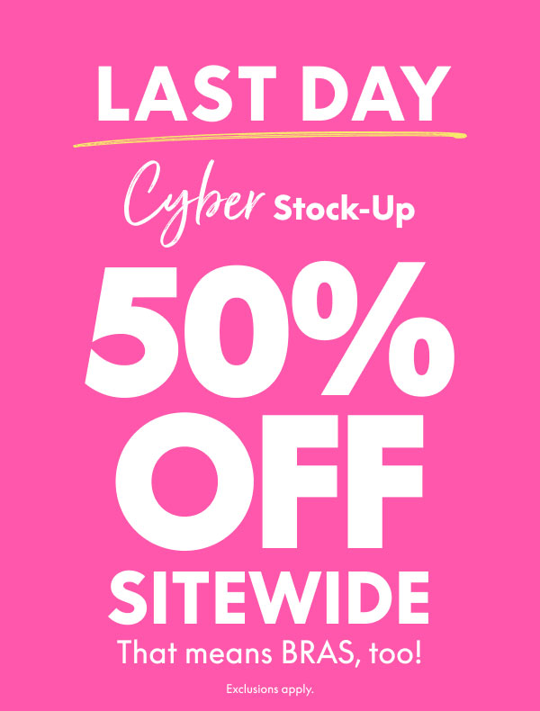 50% Off Sitewide