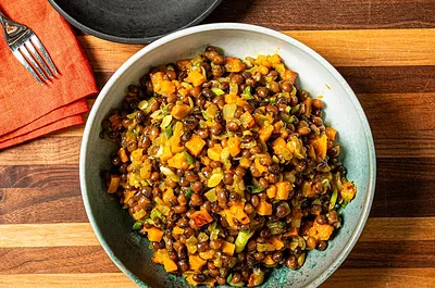 Warm Pigeon Pea Salad