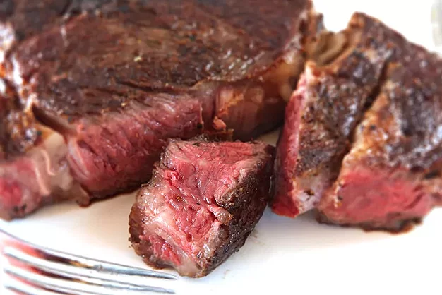Reverse-Seared Steak