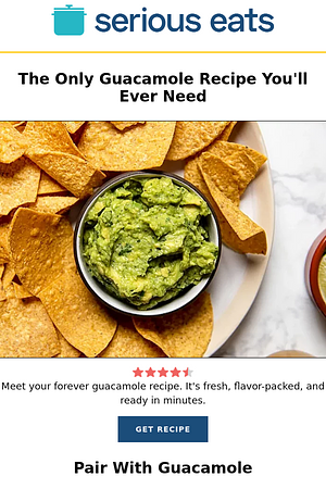The Only Guacamole Recipe You'll Ever Need