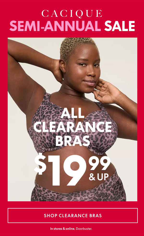 Clearance Bras $19.99 & Up