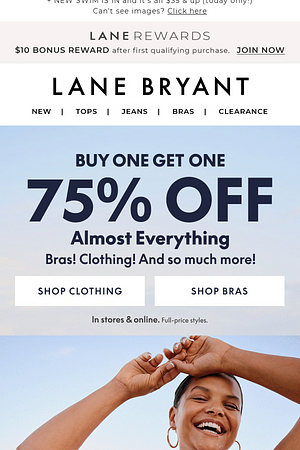 BOGO 75% OFF your NEW hot list ❤️‍🔥 + $25 graphics, too