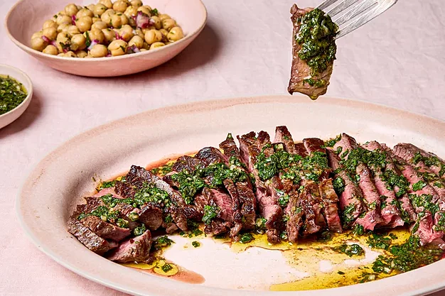 Seared Steak With Green Chermoula