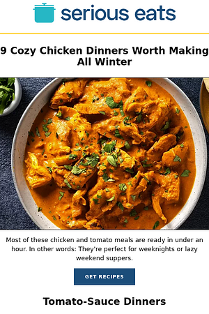 9 Cozy Chicken Dinners Worth Making All Winter