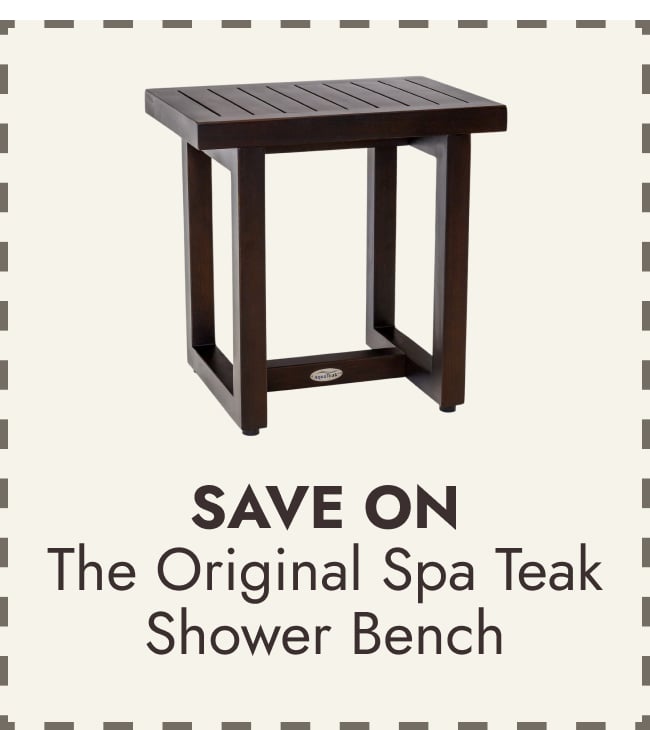 The Original Spa Teak Shower Bench