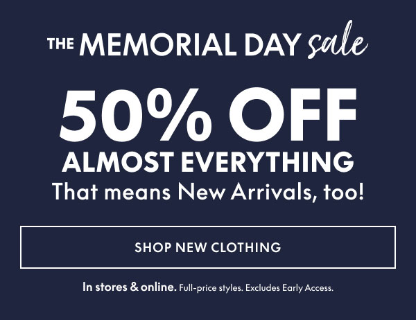 50% Off Almost Everything
