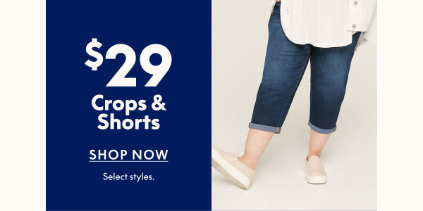 Crops & Shorts $29