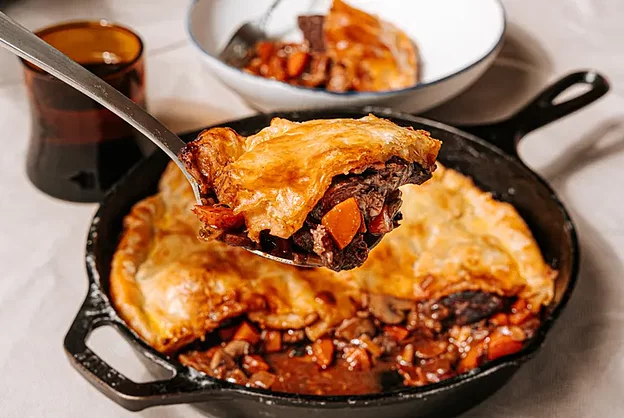 Beef Bourguignon Pot Pie