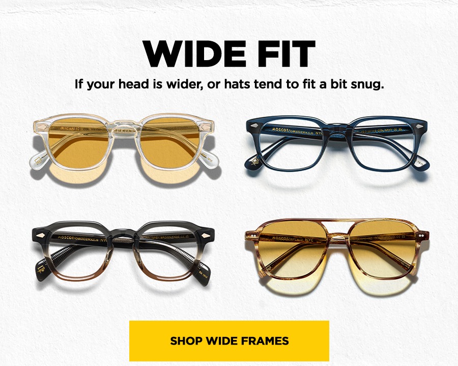 SHOP WIDE FIT FRAMES