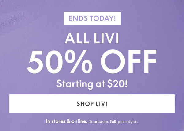 LIVI 50% Off