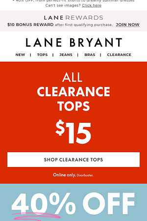 All the $15 CLEARANCE TOPS you need right now