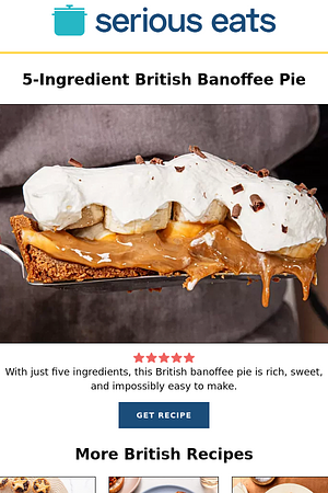 5-Ingredient British Banoffee Pie