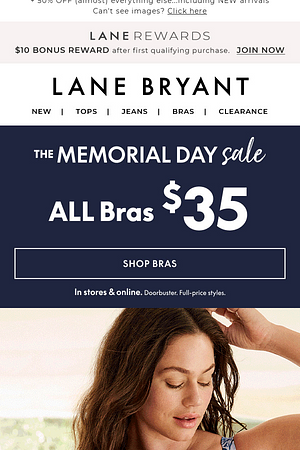Open up! ALL BRAS $35 RIGHT NOW(!!!)
