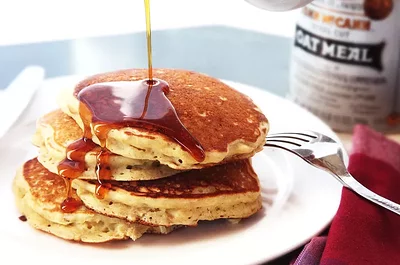 Oatmeal and Brown Butter Pancakes