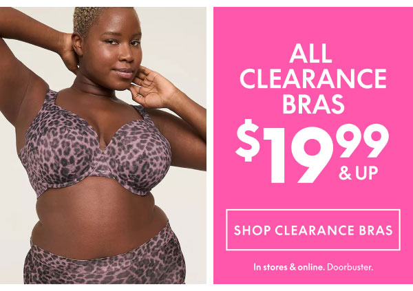 Clearance Bras $19.99 & Up