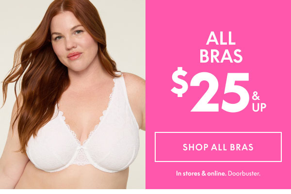Bras $25 and Up