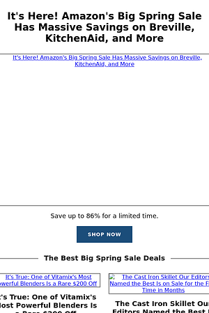 It's Live! Save Up to 86% on Kitchen Essentials from Amazon's Big Spring Sale