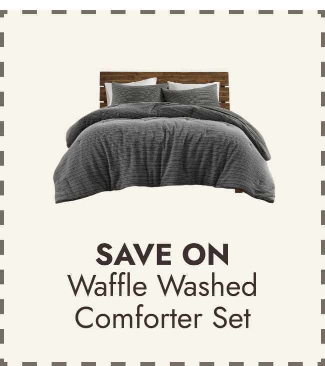 Woolrich Lyon Waffle Washed Comforter Set