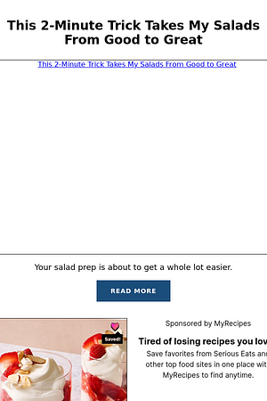 This 2-Minute Trick Takes My Salads From Good to Great