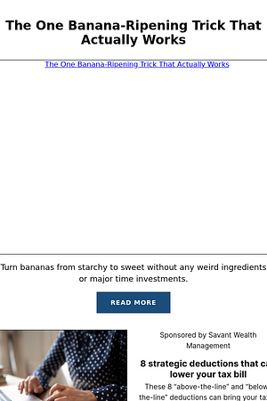 The One Banana-Ripening Trick That Actually Works