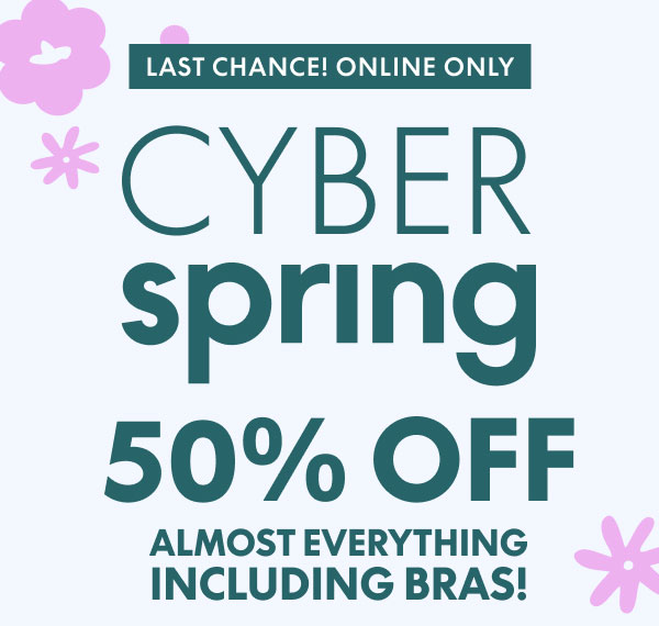 Cyber Spring 50% Off