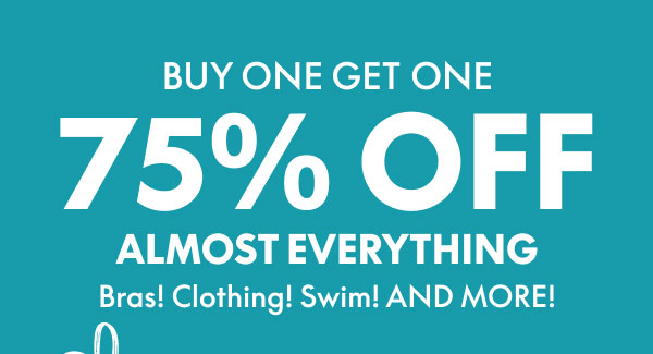 Buy One Get One 75% Off Almost Everything