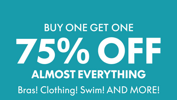 Buy One Get One 75% Off Almost Everything