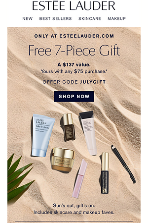 Summer Exclusive 💝 Free 8-Piece Gift, a $272 value, with your purchase. 