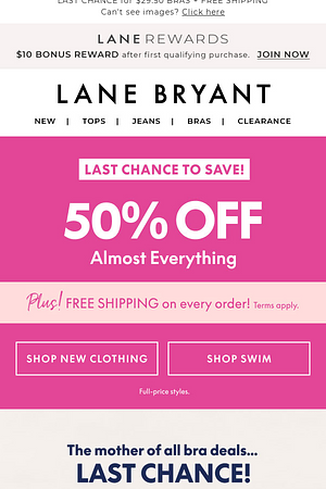 50% OFF ENDS IN 3..2…