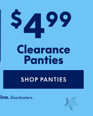 Clearance Panties $4.99