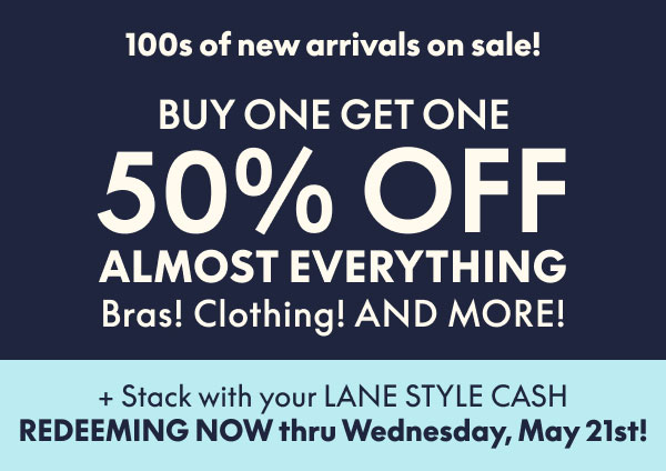 BOGO 50% Off Almost Everything
