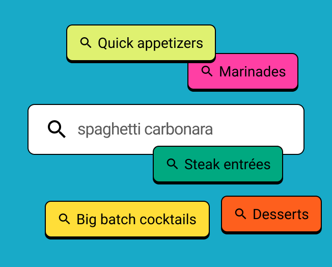 MyRecipes Search Bar