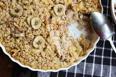 Maple-Banana Baked Oatmeal
