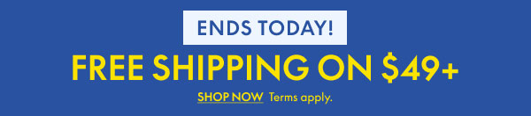 Free Shipping on Orders over $49