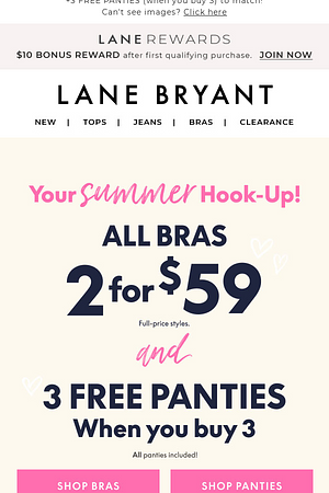 🙌 ALL BRAS 2/$59 STARTS NOW 🙌