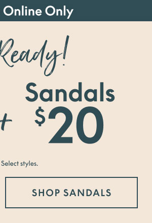Sandals $20