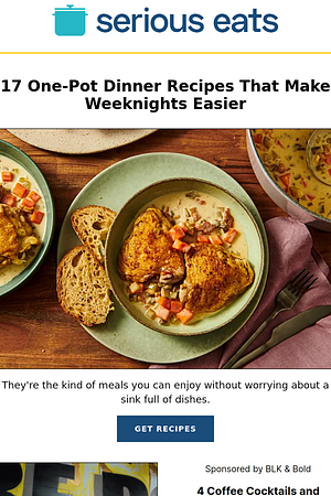 17 One-Pot Dinner Recipes That Make Weeknights Easier