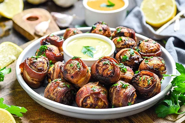 Smoky Bacon-Wrapped Baby Potatoes