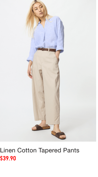 product7women0linen0cotton0tapered0pants