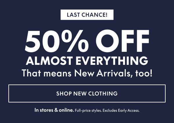 50% Off Almost Everything