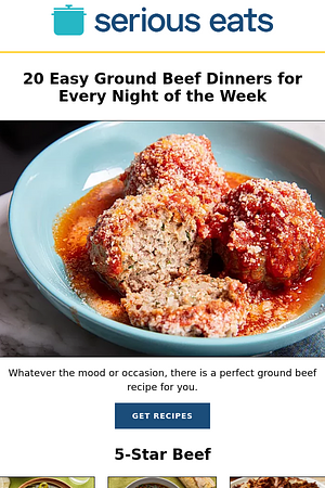 20 Easy Ground Beef Dinners for Every Night of the Week