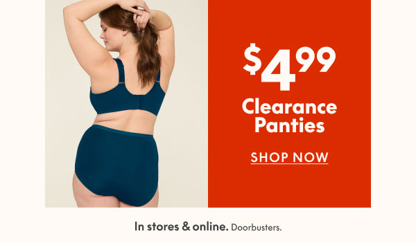 Clearance Panties $4.99
