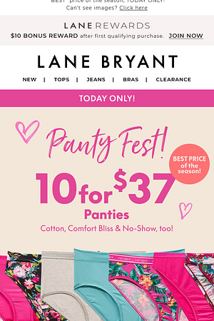 10/$37 PANTIES! 🩲 PANTY FEST IS ON!