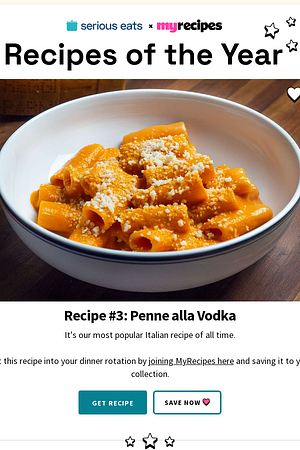 #3: Penne alla Vodka