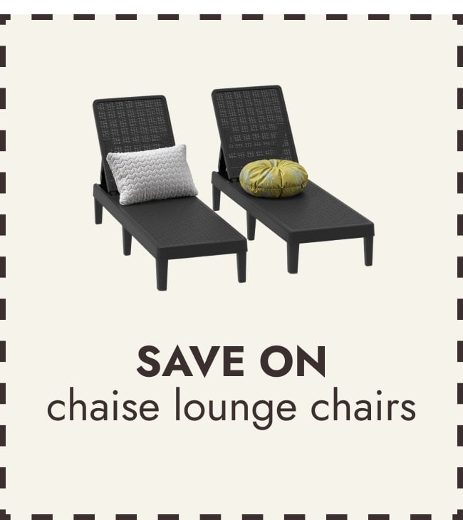 Chaise Lounge Chairs (Set of 2) with Adjustable Backrest