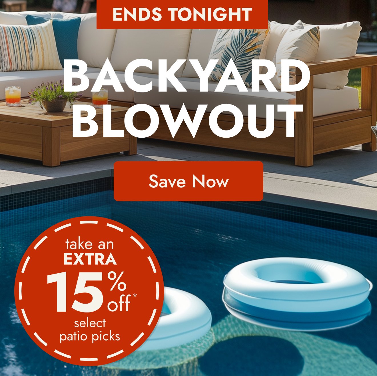 Backyard Blowout Ends Tonight