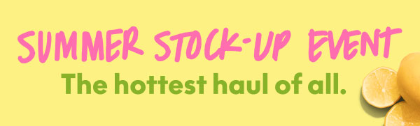 Stock-Up Event