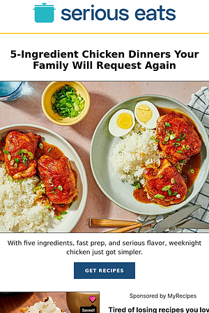 5-Ingredient Chicken Dinners Your Family Will Request Again
