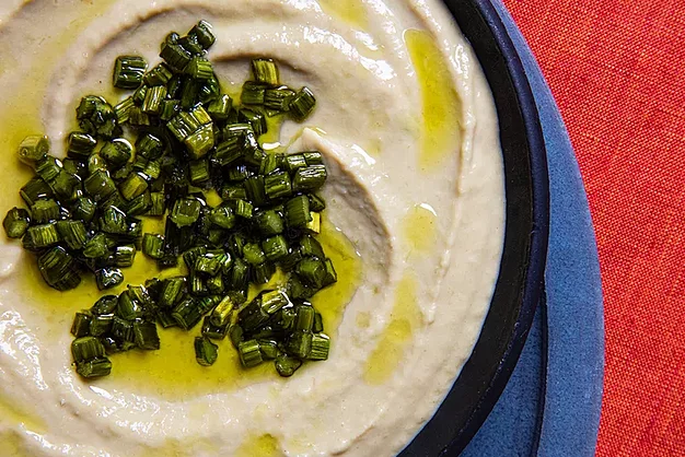 Garlic Scape Hummus
